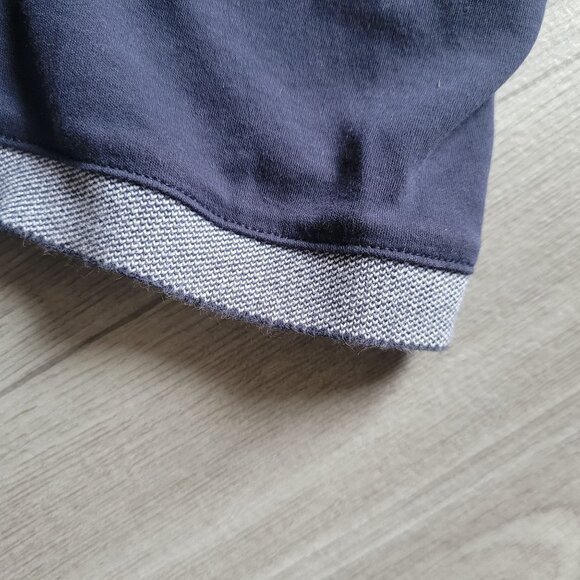 Michael Kors Mens Polo Shirt Navy Blue Large Cotton Blend Short Sleeve Embroider - Picture 6 of 8